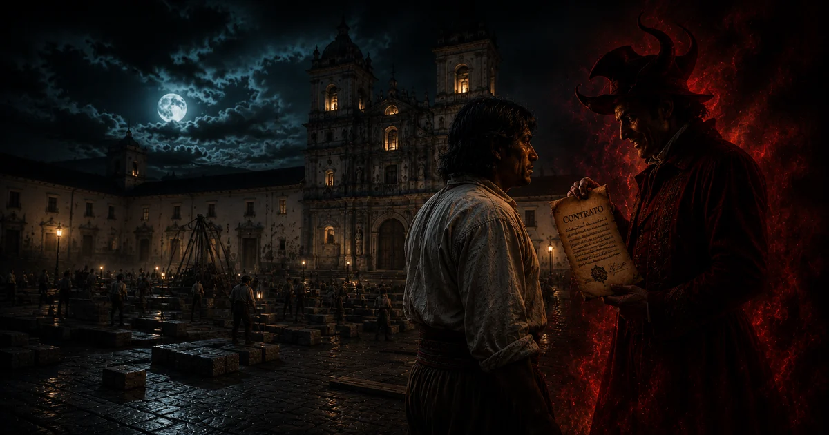 Ilustración de la leyenda de Cantuña