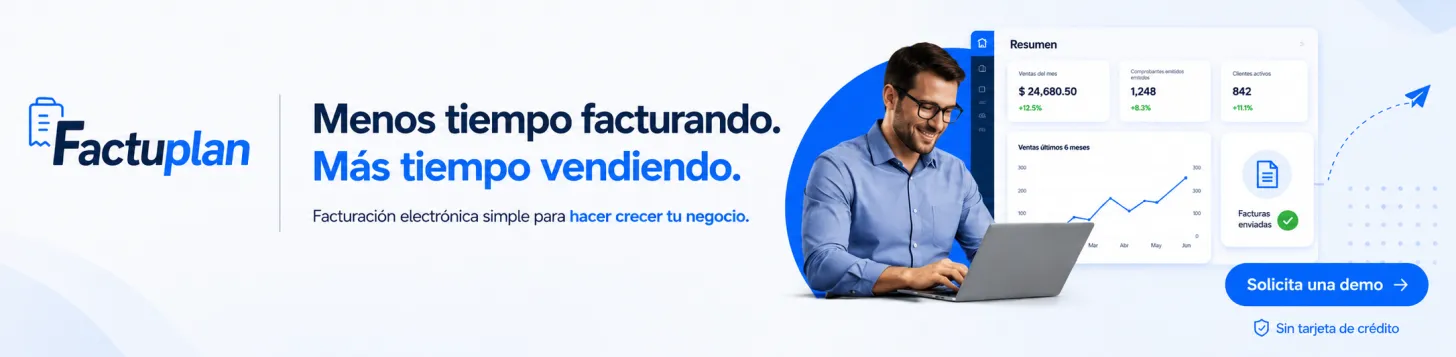 Promoción de Factuplan con el plan gratuito de facturación electrónica